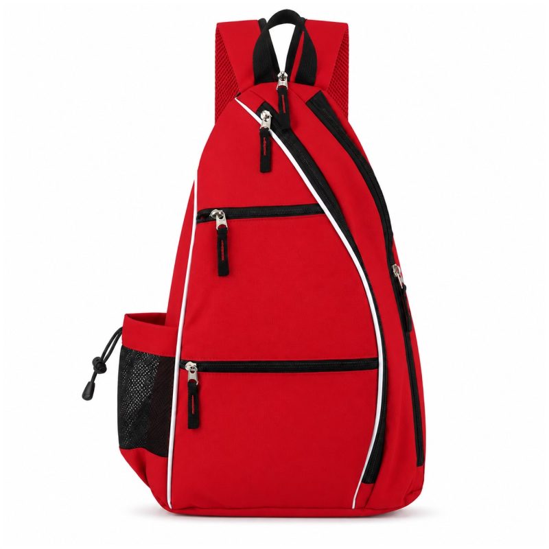 Custom Triangular Polyester Pickleball Sling Backpack - 6