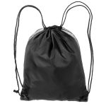 Custom Two Color Front Zipper Pocket Drawstring Backpacks - 6