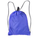 Custom Two Color Reflector Side Strips Drawstring Backpacks - 7