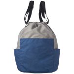 Custom Two Side Pockets Drawstring Backpacks (9.45" x 16.5") - 2
