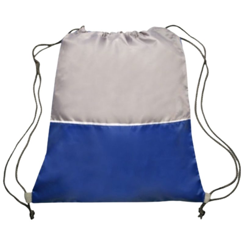 Custom Two Tone Drawstring Backpacks - 1