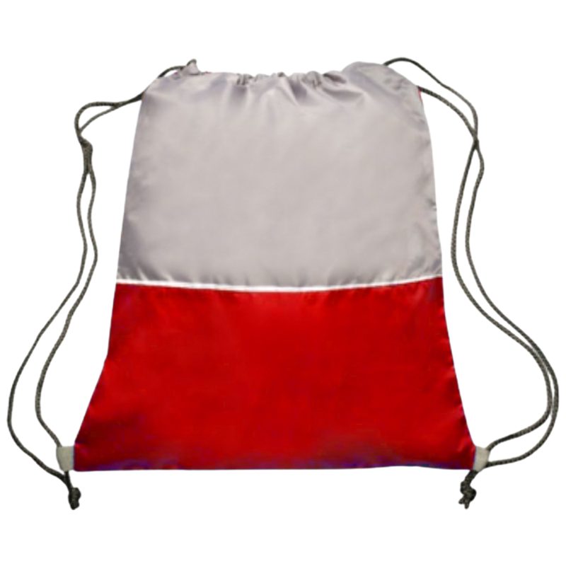 Custom Two Tone Drawstring Backpacks - 2
