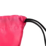 Custom Two-Tone Front Zipper Drawstring Bag with Side Mesh Pocket and Earphone Slot (14" x 18") - 6