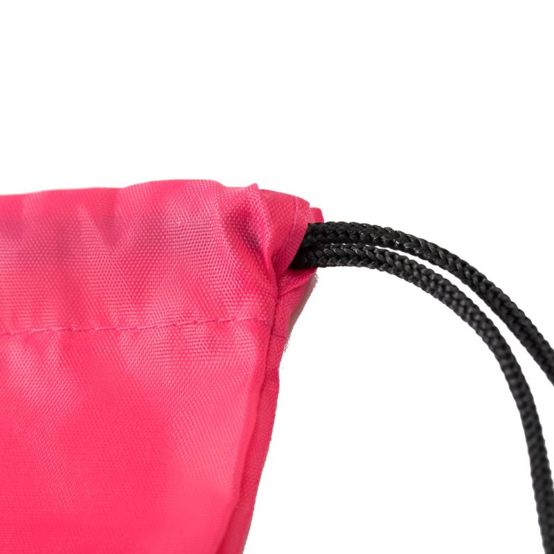 Custom Two-Tone Front Zipper Drawstring Bag with Side Mesh Pocket and Earphone Slot (14" x 18") - 6