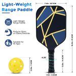 Custom USAPA Approved Fiberglass Pickleball Paddle Set with Backpack - 1