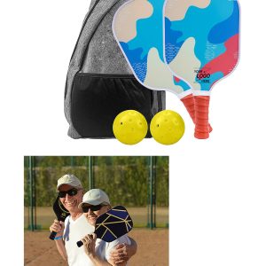 Custom USAPA Approved Fiberglass Pickleball Paddle Set with Backpack
