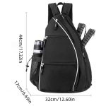 Custom Unisex Pickleball Backpack with Convertible Shoulder Strap - 2