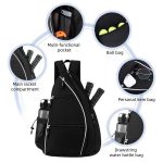 Custom Unisex Pickleball Backpack with Convertible Shoulder Strap - 3