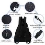 Custom Unisex Pickleball Backpack with Convertible Shoulder Strap - 4