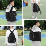 Custom Unisex Pickleball Backpack with Convertible Shoulder Strap - 8