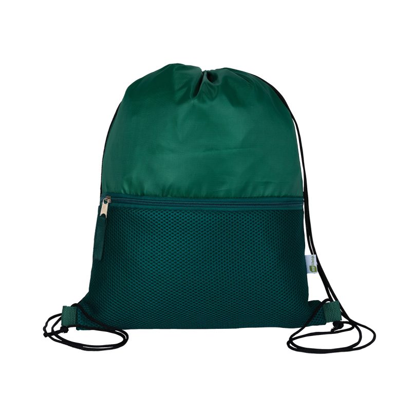 Custom Valencia Recycled (RPET) Soft Mesh Drawstring Bag - 2