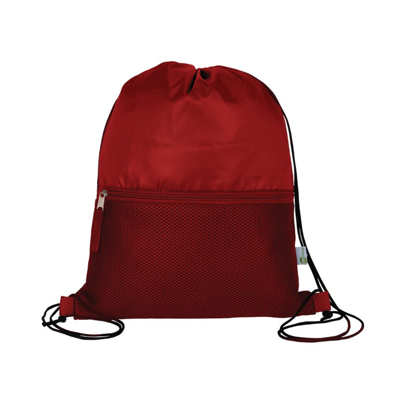 Custom Valencia Recycled (RPET) Soft Mesh Drawstring Bag - 3