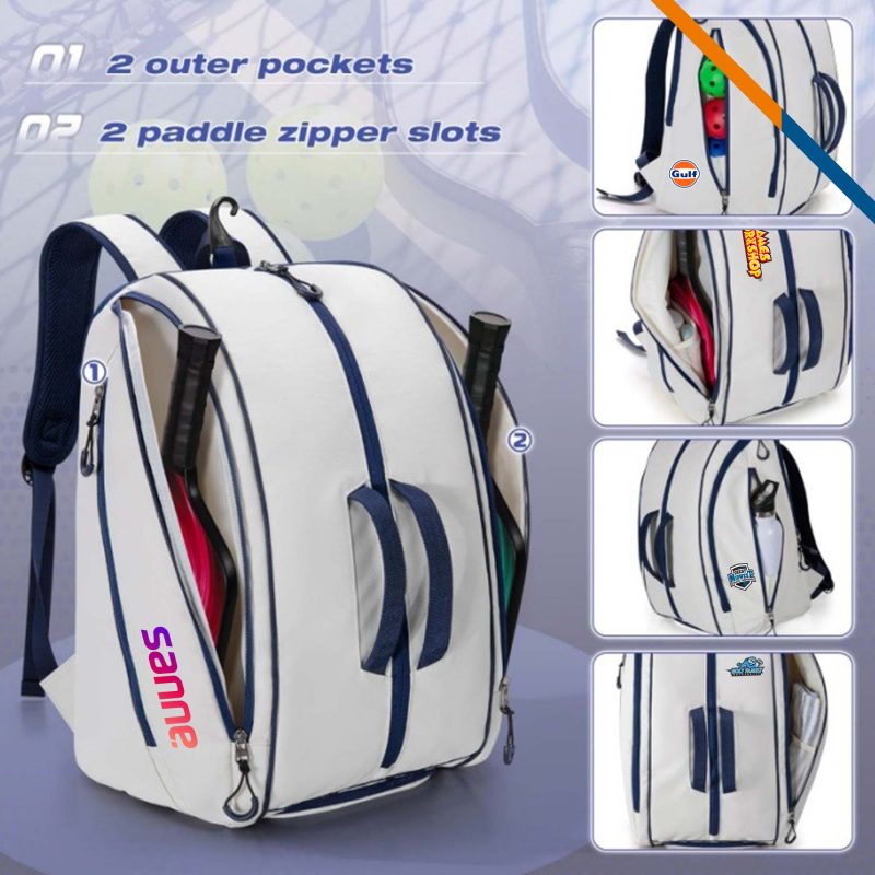 Custom Vekan Nylon Pickleball Backpack - 2