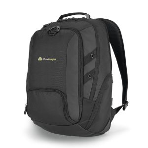 Custom Vertex Carbon Laptop Backpack - Black