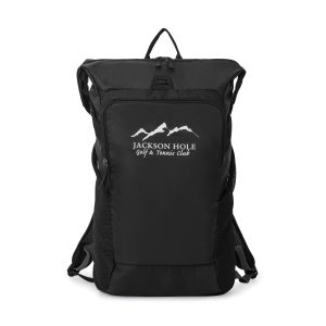 Custom Vertex Fusion Packable Backpack - Black