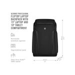 Custom Victorinox® - Swiss Army Altmont Professional Fliptop Backpack - 2