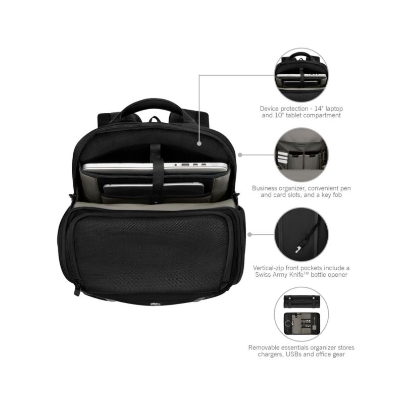 Custom Victorinox® - Swiss Army Altmont Professional Fliptop Backpack - 3