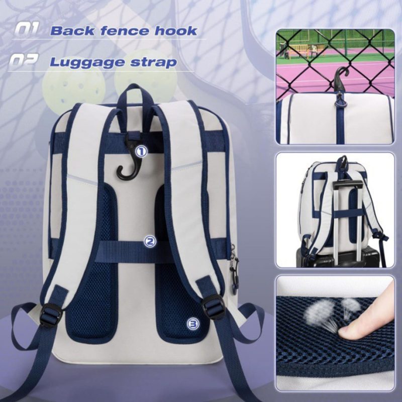 Custom Waterproof Multi-Function Sports Pickleball Backpack - 3