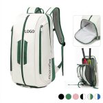 Custom Waterproof Pickleball Backpack with Shoe Compartment