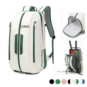 Custom Waterproof Pickleball Backpack with Shoe Compartment