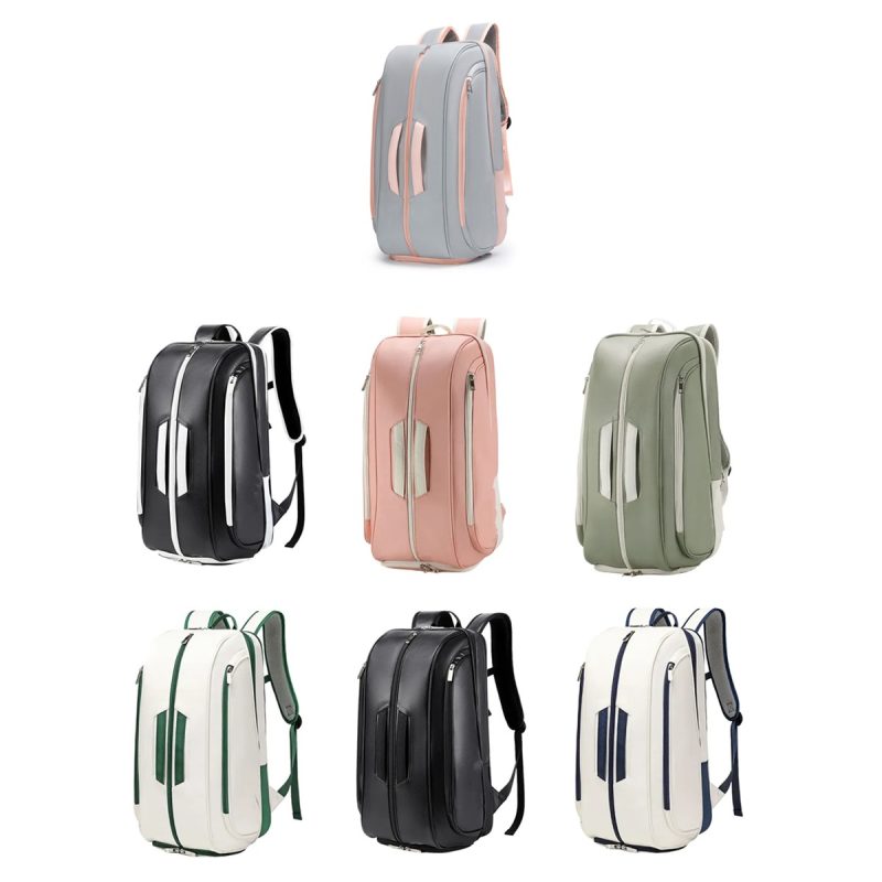 Custom Waterproof Pickleball Backpack with Shoe Compartment - 2