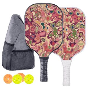 Custom Wooden Pickleball Set w/ Backpack